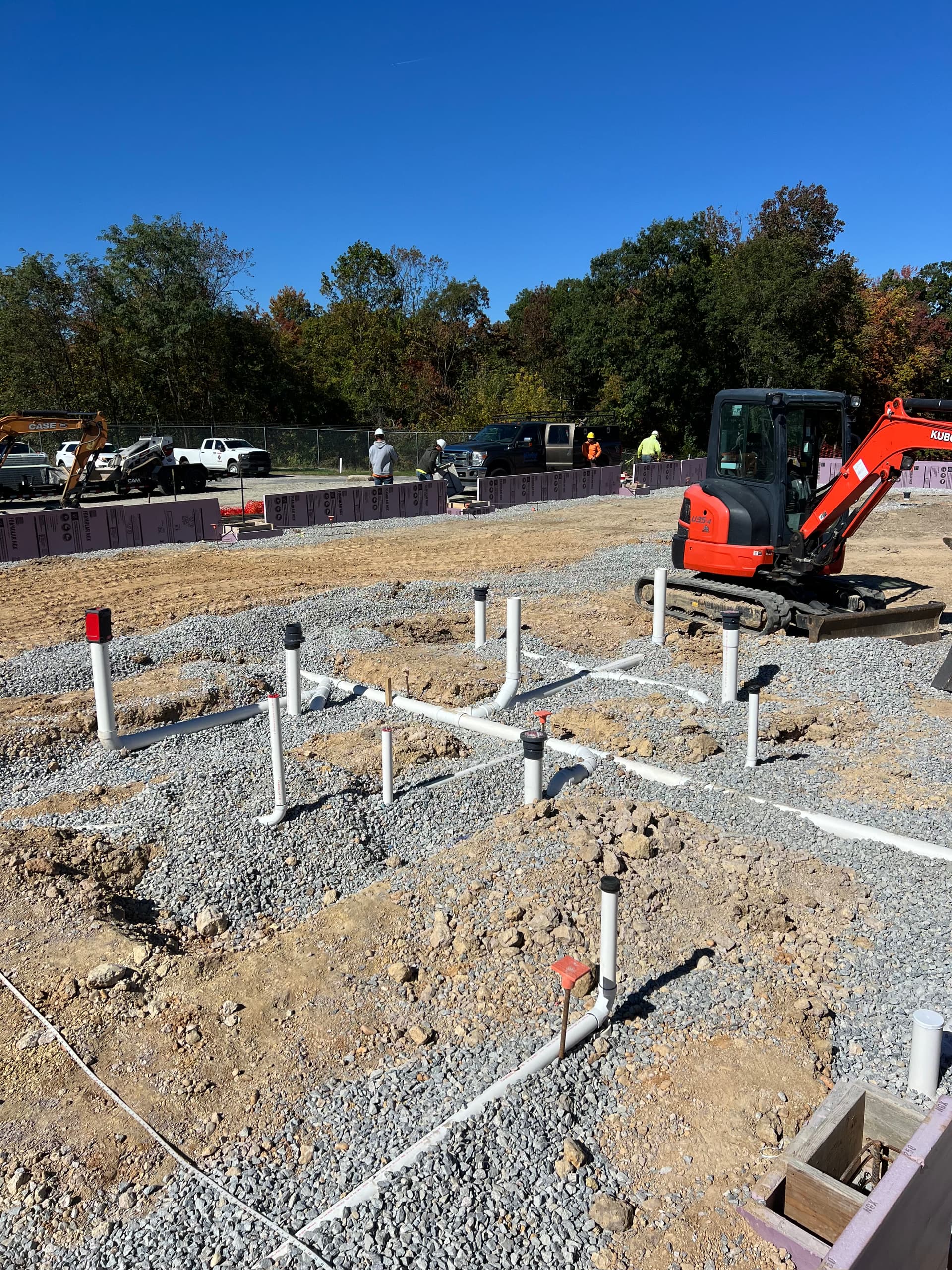 New construction plumbing rough-in installation by Milloway Pipeworks